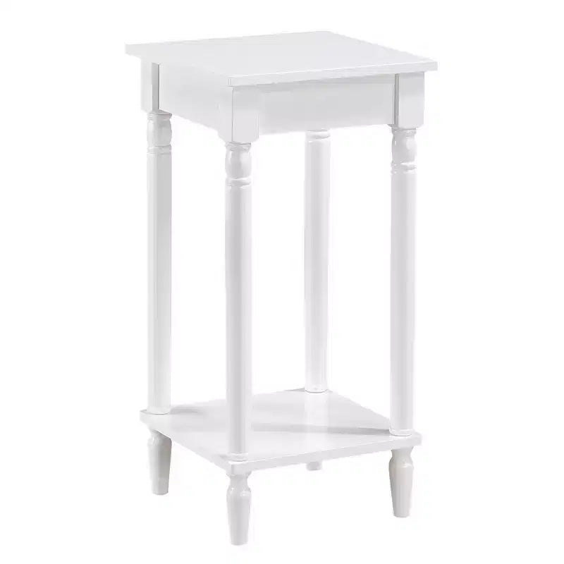 Table d'appoint Kim Breighton Home avec étagère, style campagne française
