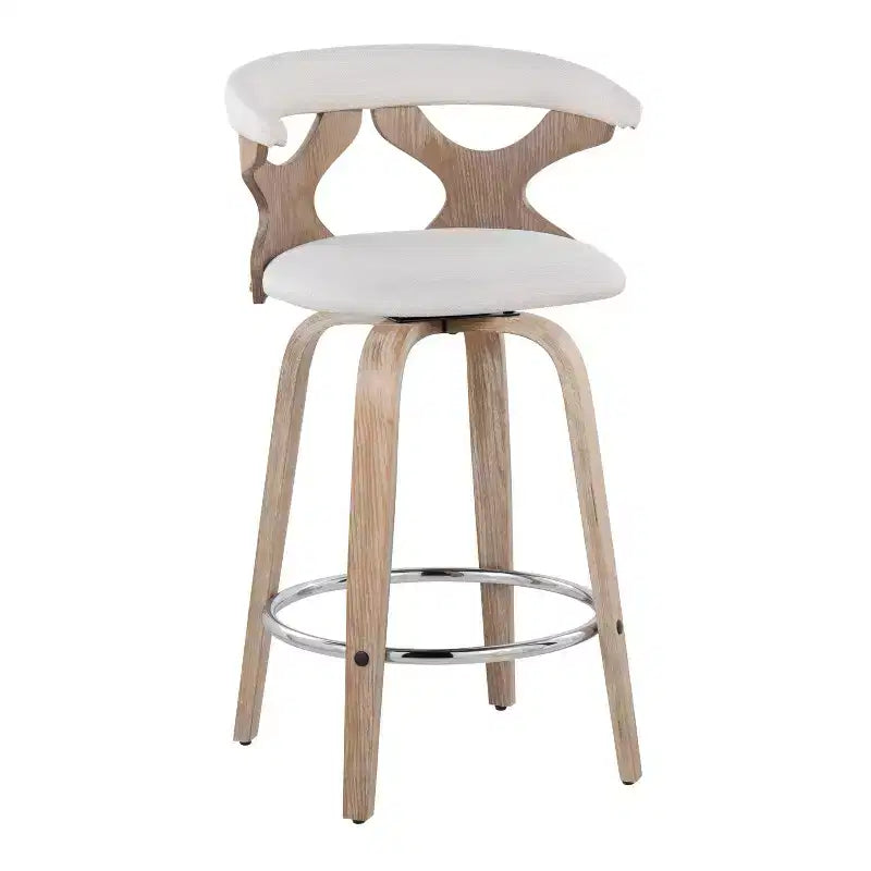 Ensemble de 2 tabourets de bar Gardenia à hauteur de comptoir - LumiSource