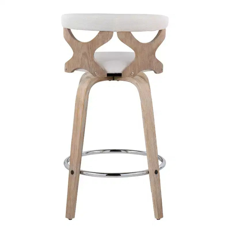 Ensemble de 2 tabourets de bar Gardenia à hauteur de comptoir - LumiSource