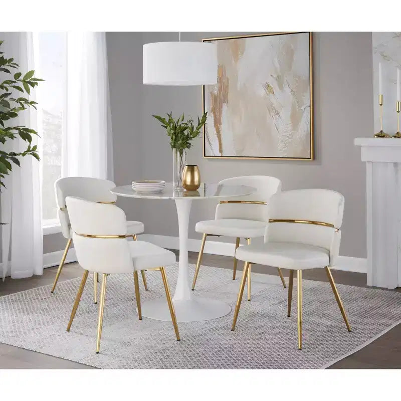 LumiSource Ensemble de 2 chaises de salle à manger Cinch