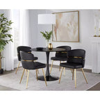 LumiSource Ensemble de 2 chaises de salle à manger Cinch