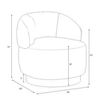 Chaise pivotante avec piédestal - Hearth & Hand with Magnolia