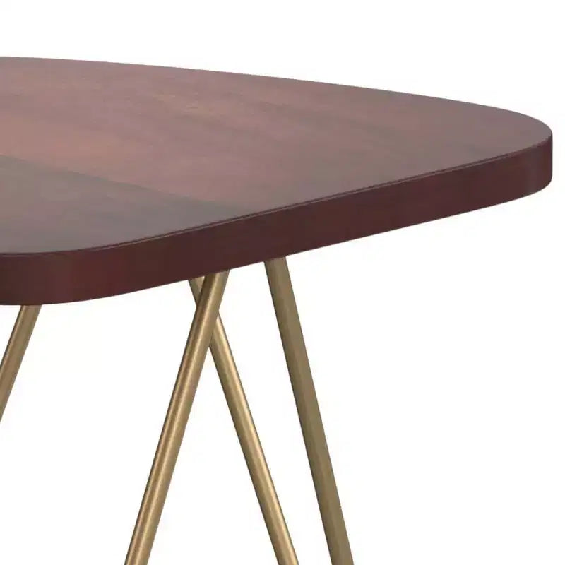 Table d'appoint Tillman en métal et bois