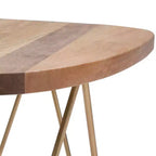 Table d'appoint Tillman en métal et bois