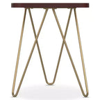 Table d'appoint Tillman en métal et bois