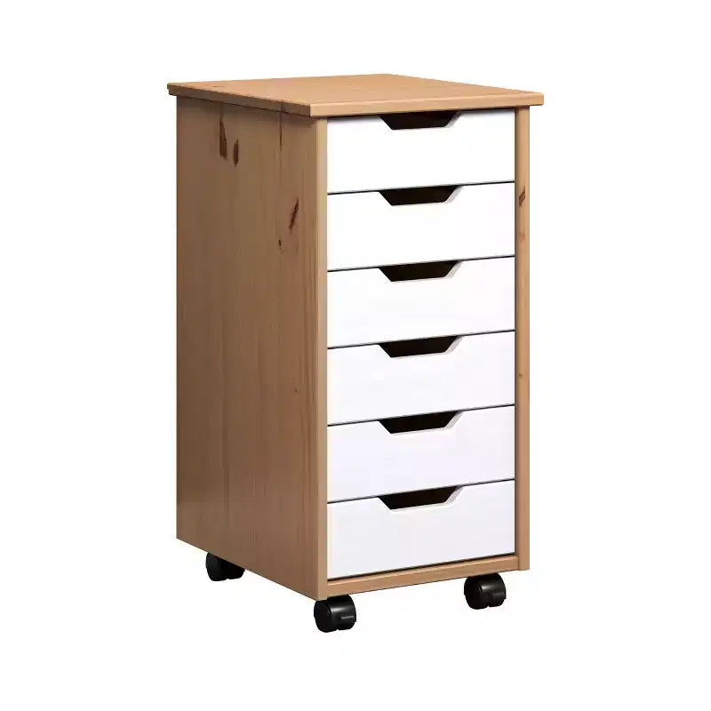 Chariot à roulettes étroit Trendfurn Omnia à 6 tiroirs