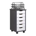 Trendfurn Omnia Narrow 6 Drawer Roll Cart
