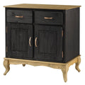 Buffet en bois vert
