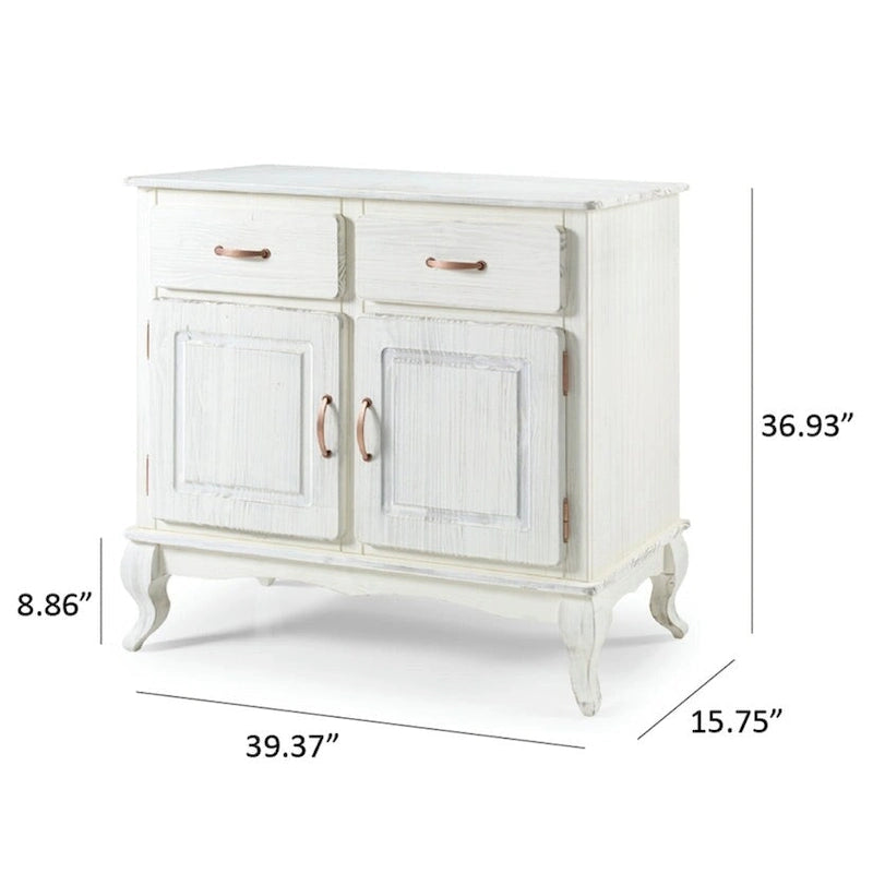 Buffet en bois vert