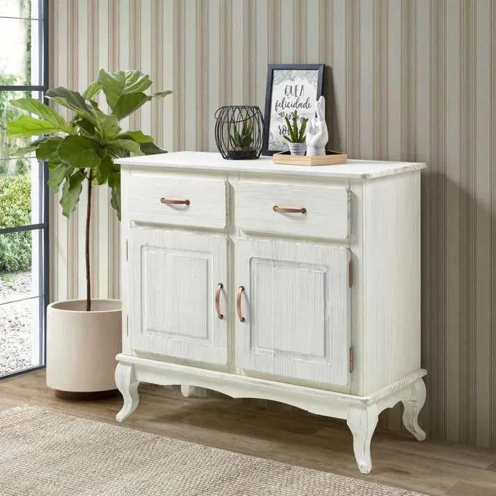 Buffet en bois vert