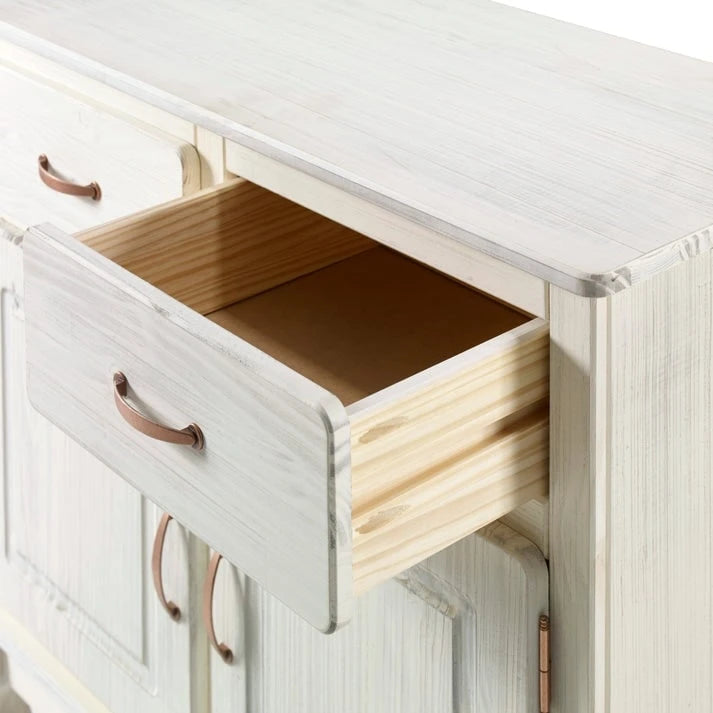 Buffet en bois vert