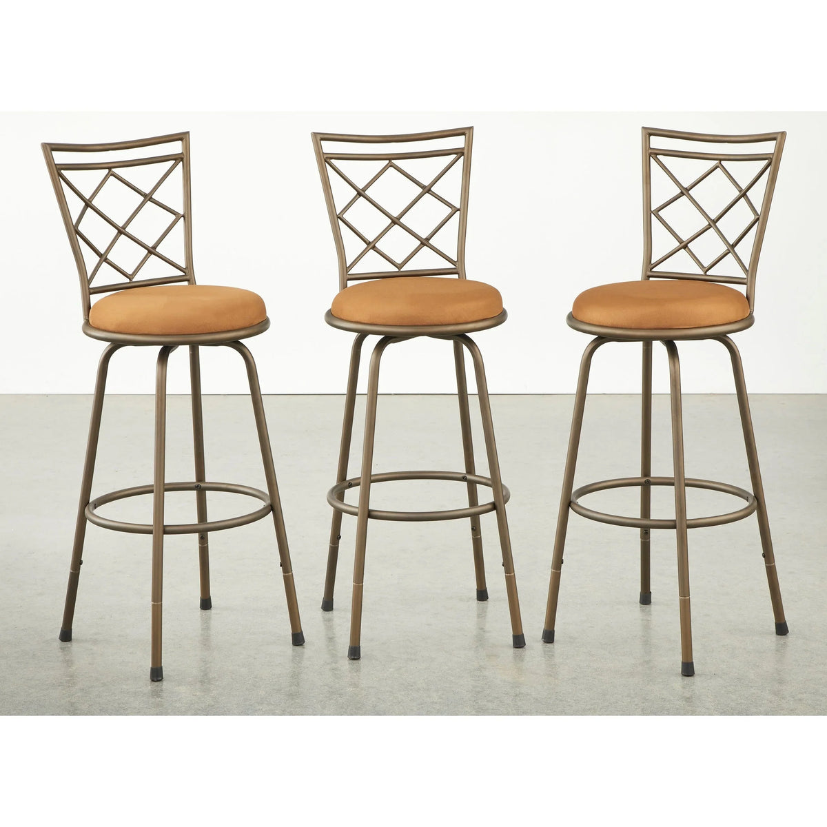 Tabourets Alyssa à hauteur réglable et pivotants Simple Living (lot de 3)